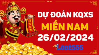  Dự Đoán XSMN 26/2/2024 - Soi Cầu Dự Đoán Miền Nam ngày 26 tháng 2